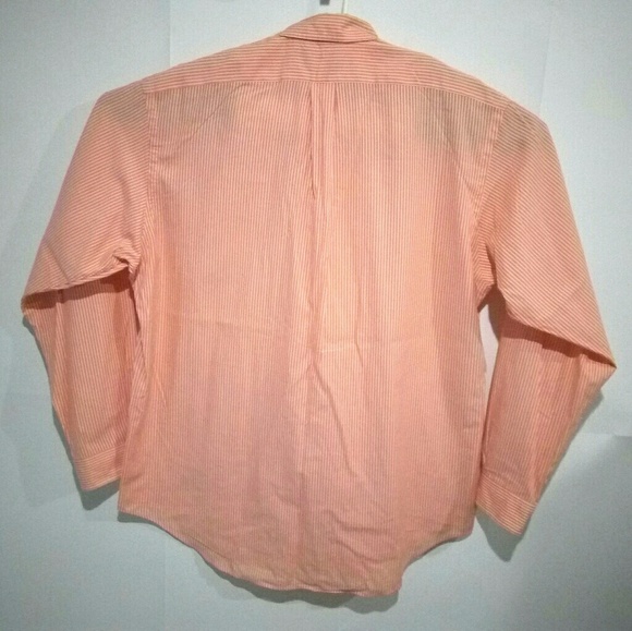 Ralph Lauren Yarmouth 16.5 36/37 Orange Shirt - Picture 3 of 8